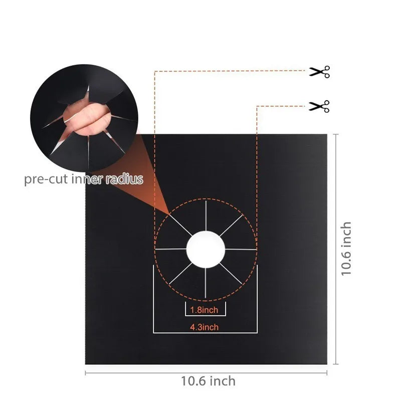 1/4/6/8Pcs Gas Stove Protector