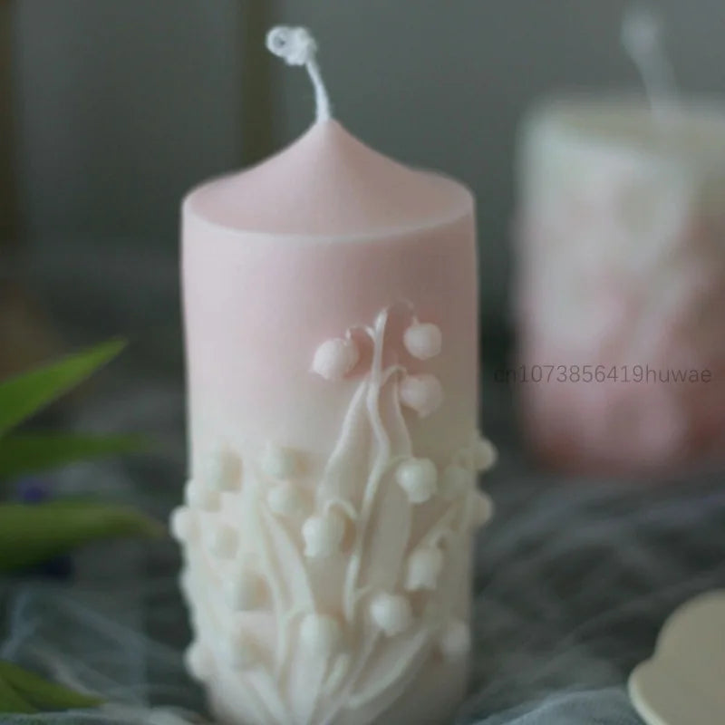 Rose Flower Bouquet Scented Candle