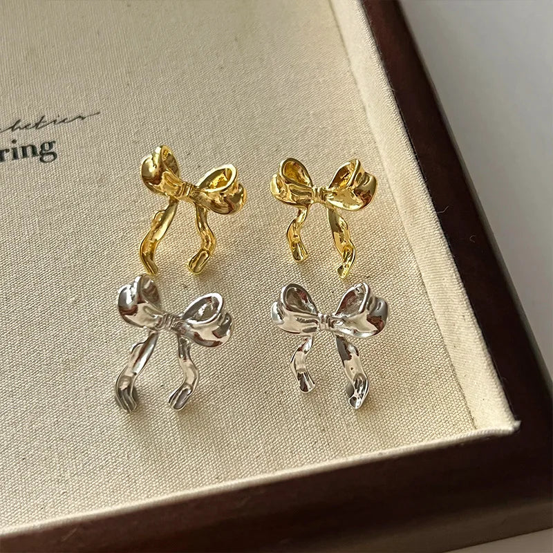 Sweet and Cool Style Bow Knot Earrings