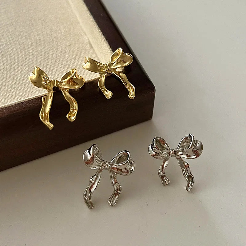 Sweet and Cool Style Bow Knot Earrings