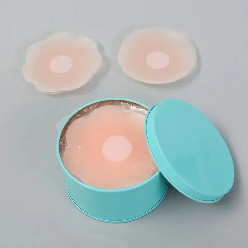 Reusable Silicone Breast Petals for Women | Invisible Nipple Covers | Strapless & Backless Stick-On Bra | Silicone Breast Stickers