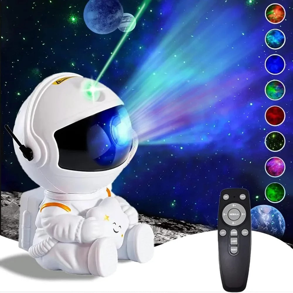 LED Ceiling Lamp for Bedroom | Galaxy Star Projector & Night Light | Astronaut Space Projector with Starry Nebula | Home Decor & Kids Gift